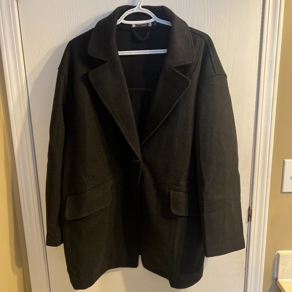Oversized Single Button Blazer, C'est Moi - Picture 1 of 3